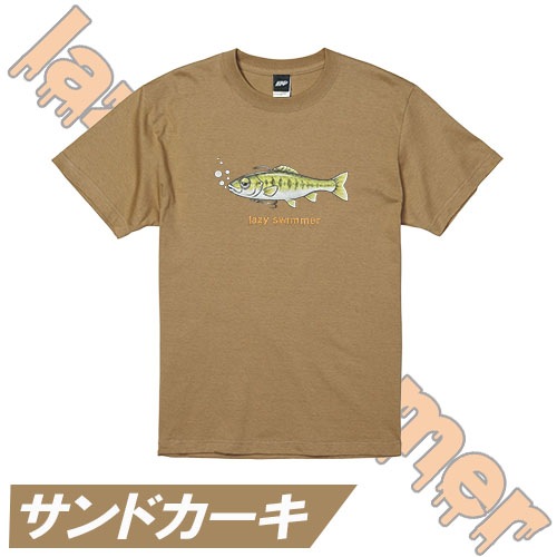 IK-432 レイジースイマーコミックプリントTシャツ
