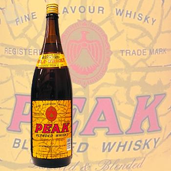 地ウイスキー Peak Whisky 1800ml ピーク ウイスキー 地ビール ウイスキー ピークウイスキー 玉泉堂酒造 今仲酒店