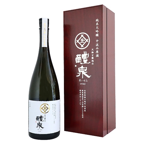 【未開栓】醴泉 れいせん 玉 ぎょく 純米大吟醸 中汲み原酒 日本酒 1500ml 16% 製造年月：2019年11月 木箱あり 10539749 醴泉 正宗 純米大吟醸 中汲み原酒 720ml（日本酒 れいせん 玉泉堂酒造
