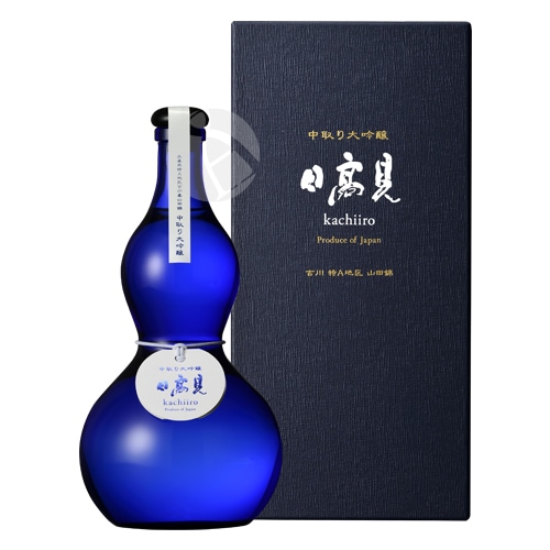 日高見 中取り大吟醸 勝色 かちいろ ひょうたんボトル 720ml 化粧