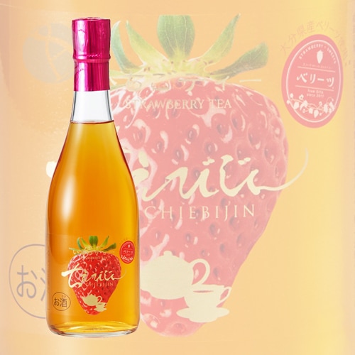リキュール｜ ちえびじん いちごティーリキュール 15度 720ml 中野酒造