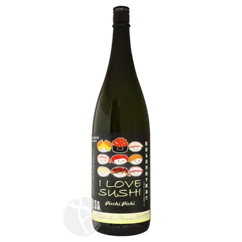 天吹 I LOVE SUSHI ぴっちぴち 純米酒 新酒生酒 1800ml あまぶき