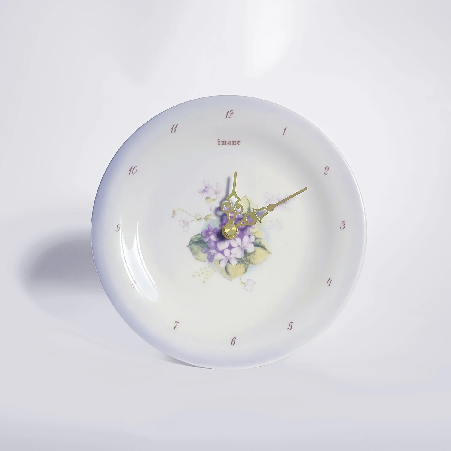 スミレ　壁掛け時計L