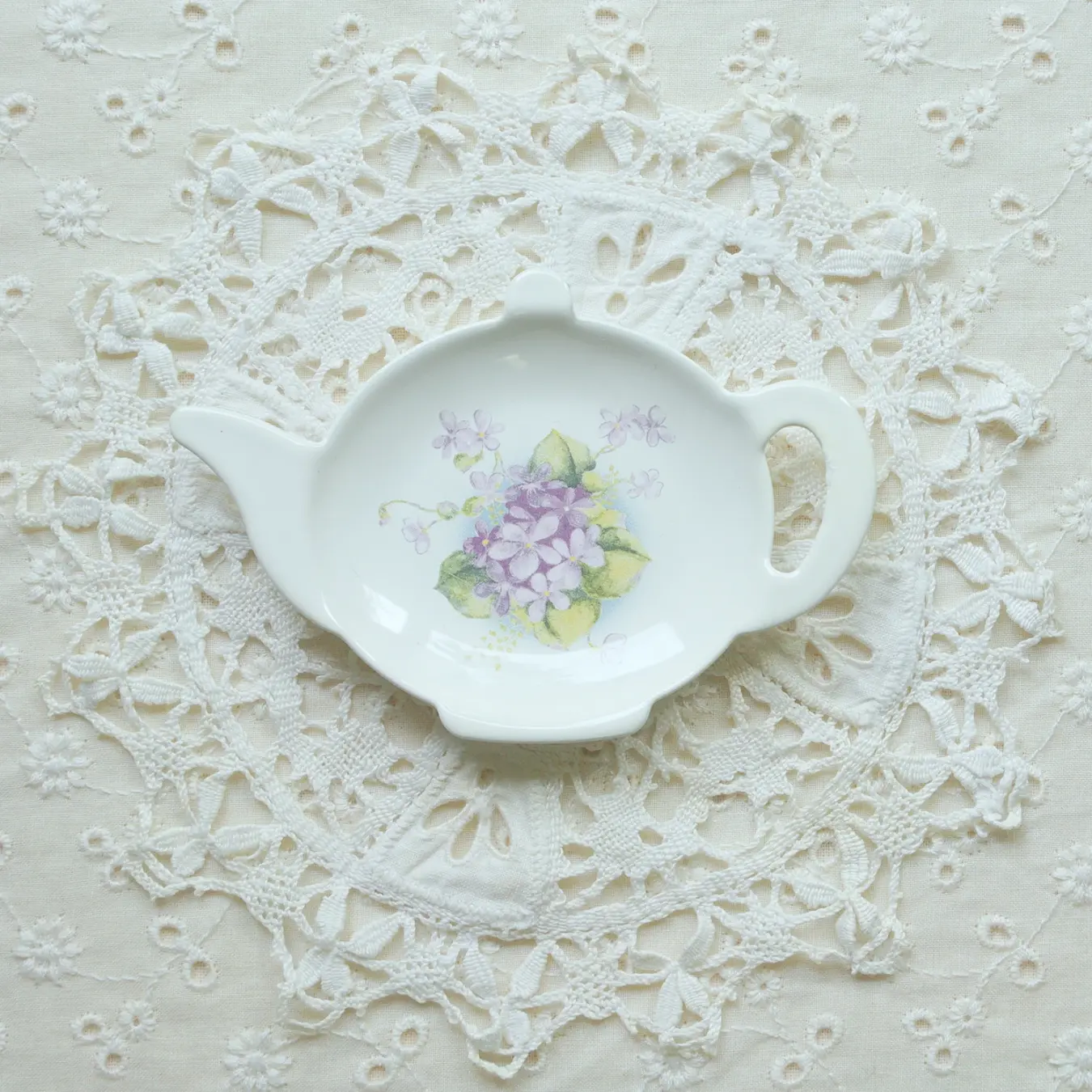 スミレ　ティーバッグトレー