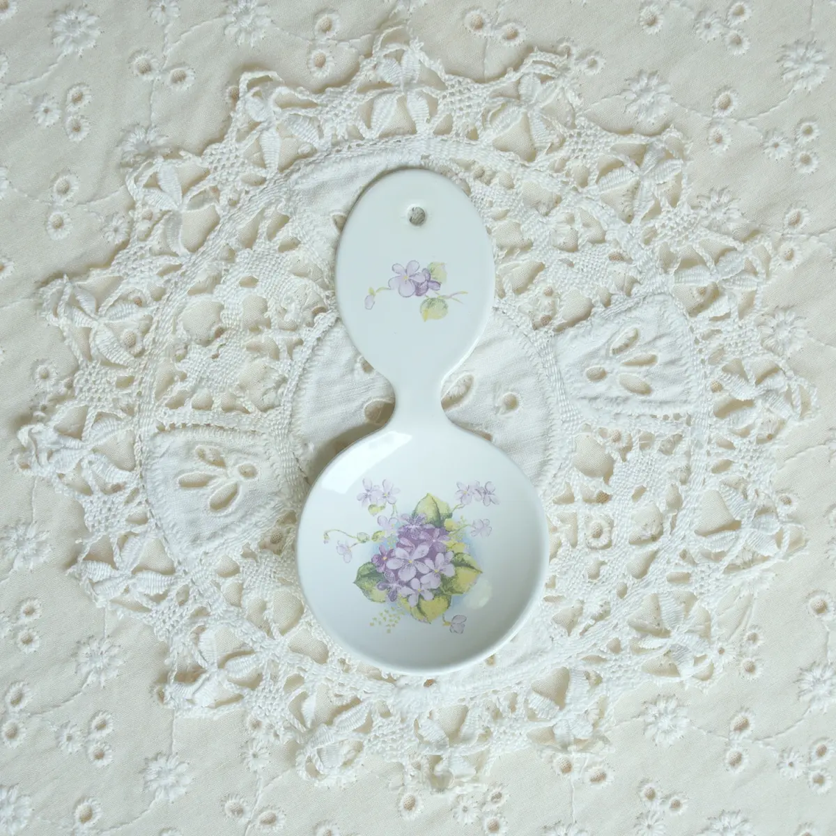 スミレ　ティーサーバースプーン