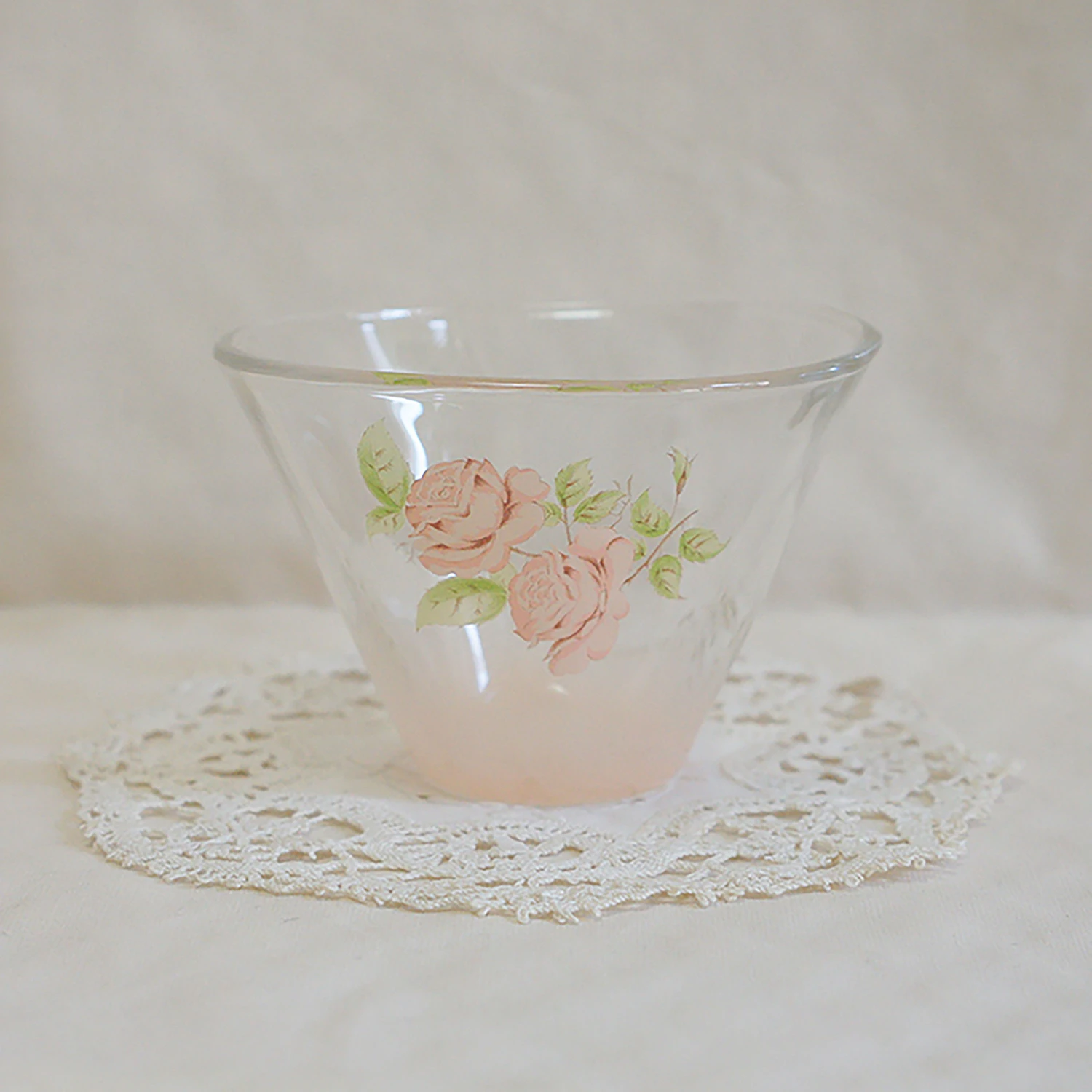 浪漫ダイアナローズ　ガラス小鉢