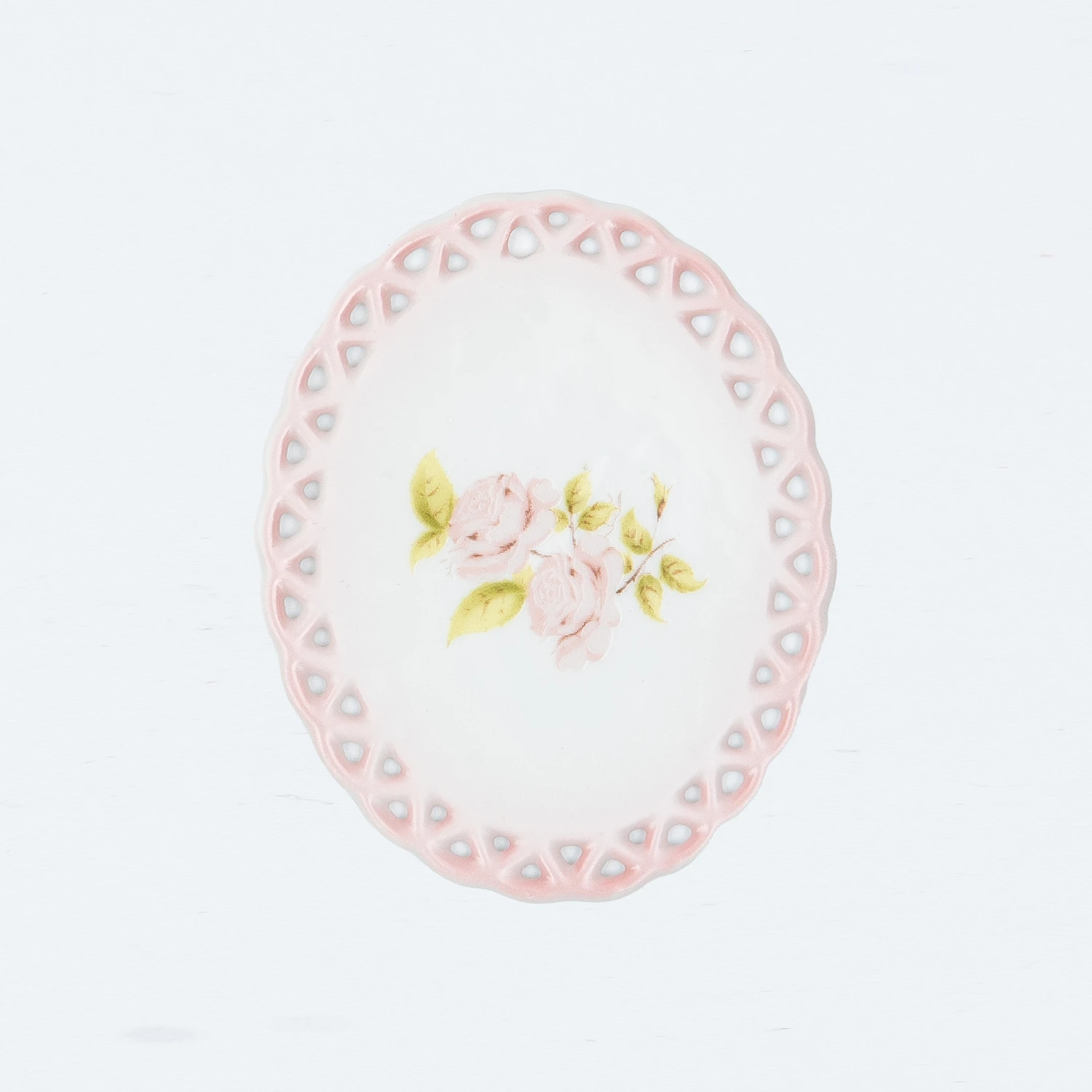 ダイアナローズ　オーバルレースオーナメント