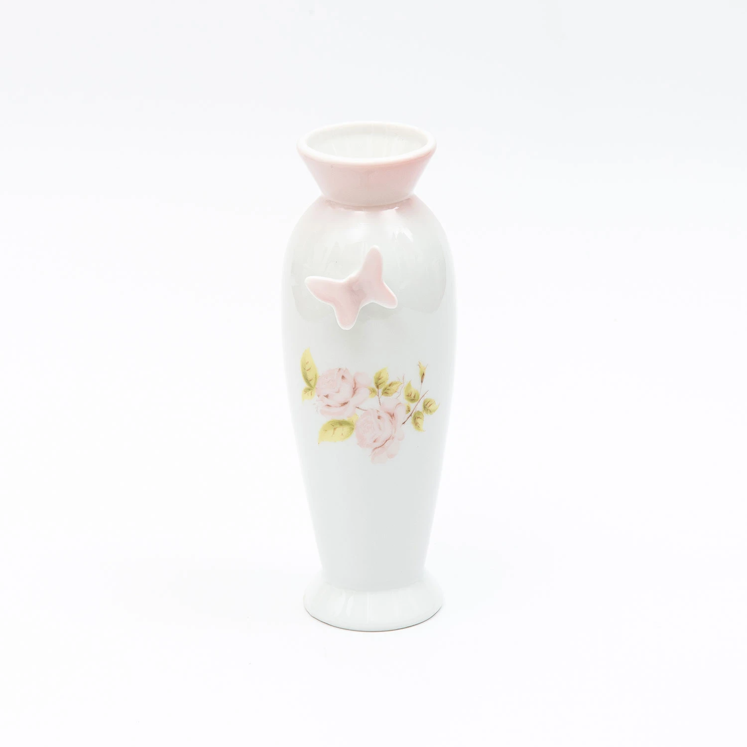 ダイアナローズ　蝶付き花瓶