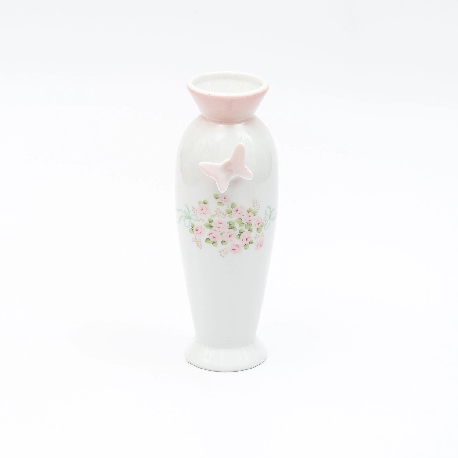 エマ　蝶付き花瓶