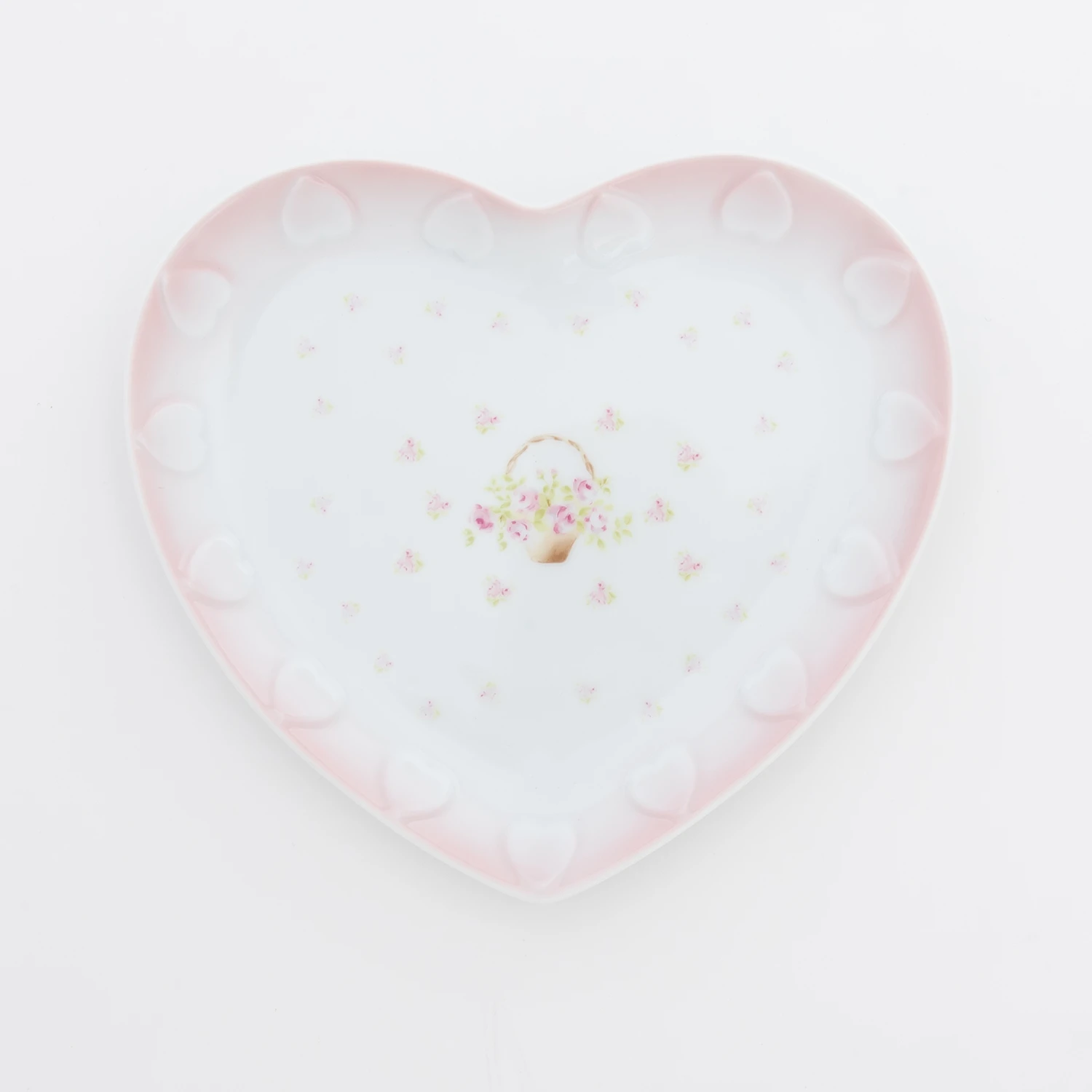 ローズバスケット　ハートプレート