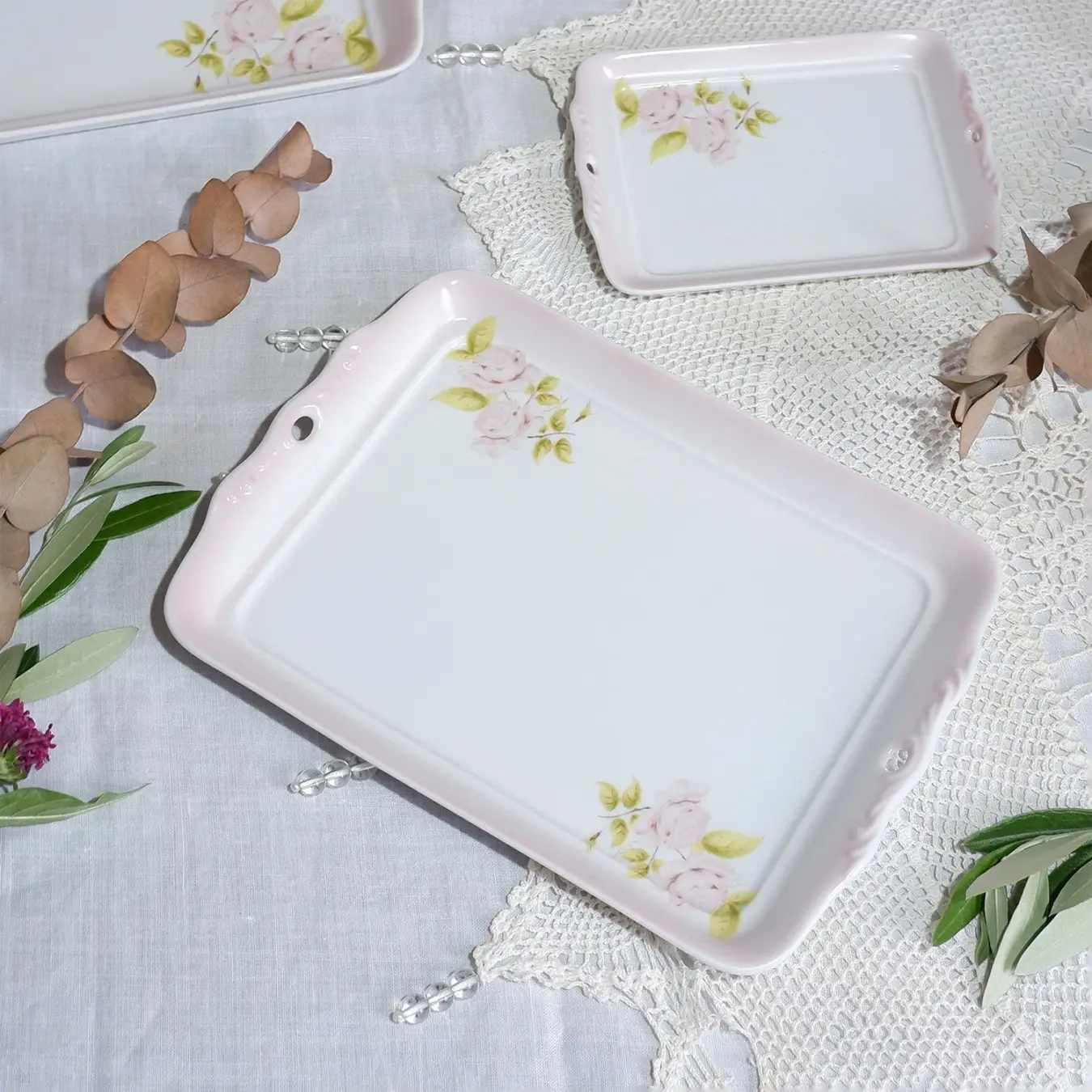 ダイアナローズ　アンティークトレーM