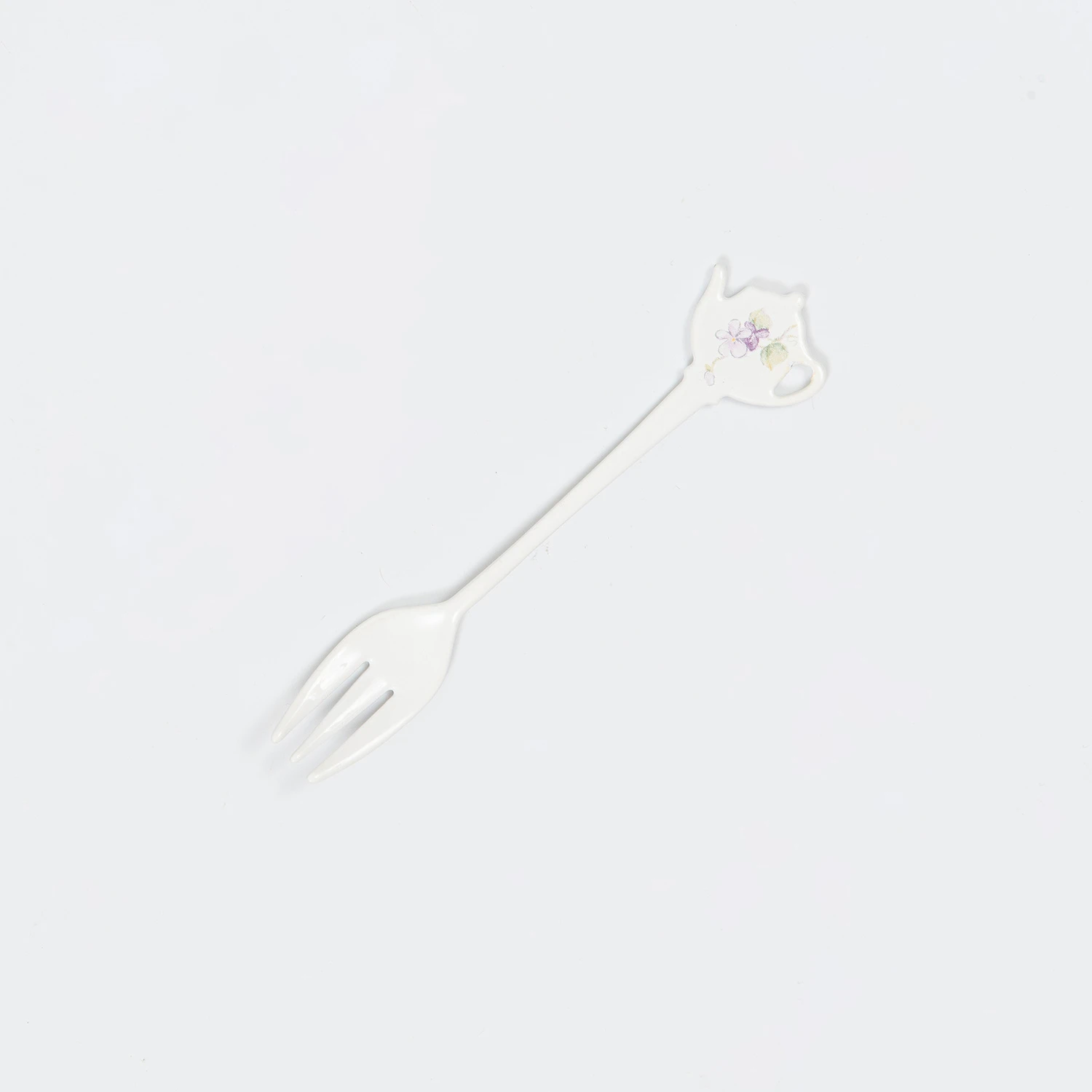 スミレ　ティーポットフォーク