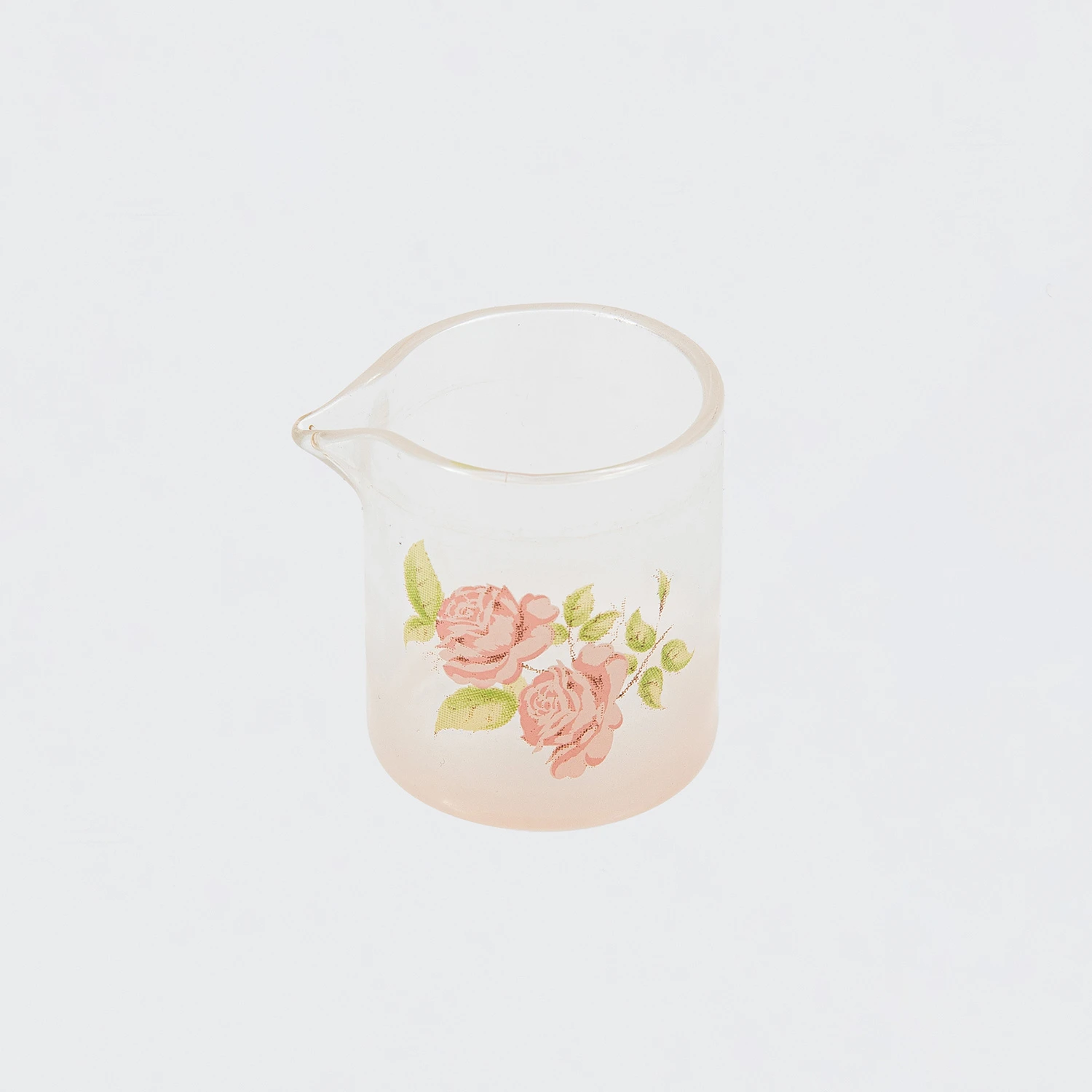 ダイアナローズ　ガラスミルクピッチャー