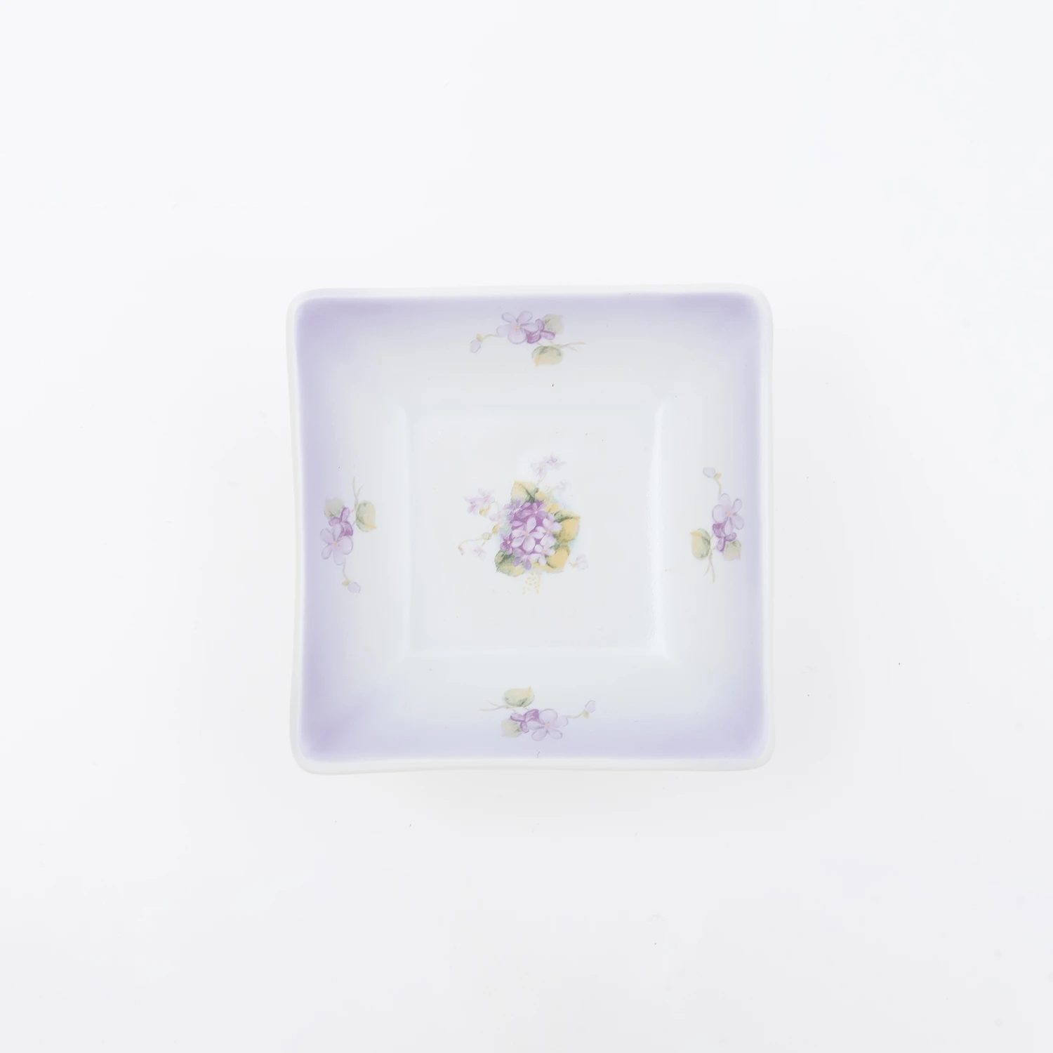 スミレ　角型小皿