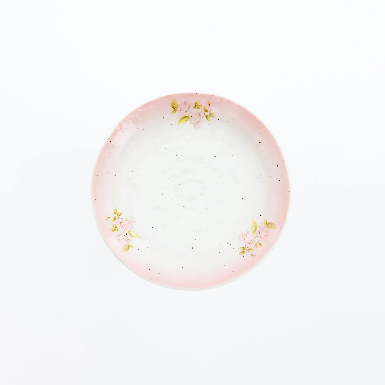 浪漫ダイアナローズ　雪粉引16cm皿