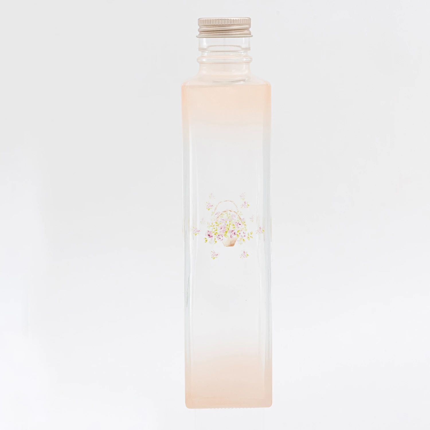 ローズバスケット　スクエアガラスボトル326ml