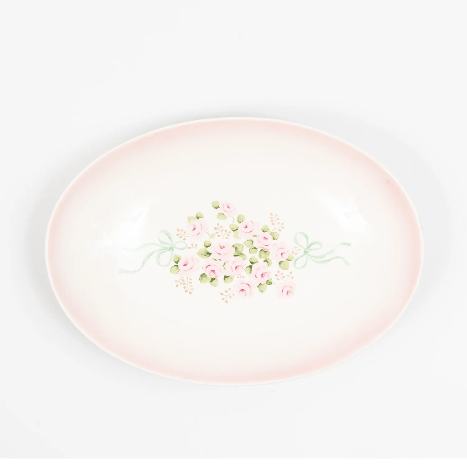 イマン　ダイアナローズ　非売品　オーバルプレート3枚セット　imane プレート・皿一覧｜ホーロー雑貨・ローズ柄食器・キッチン雑貨｜イマン