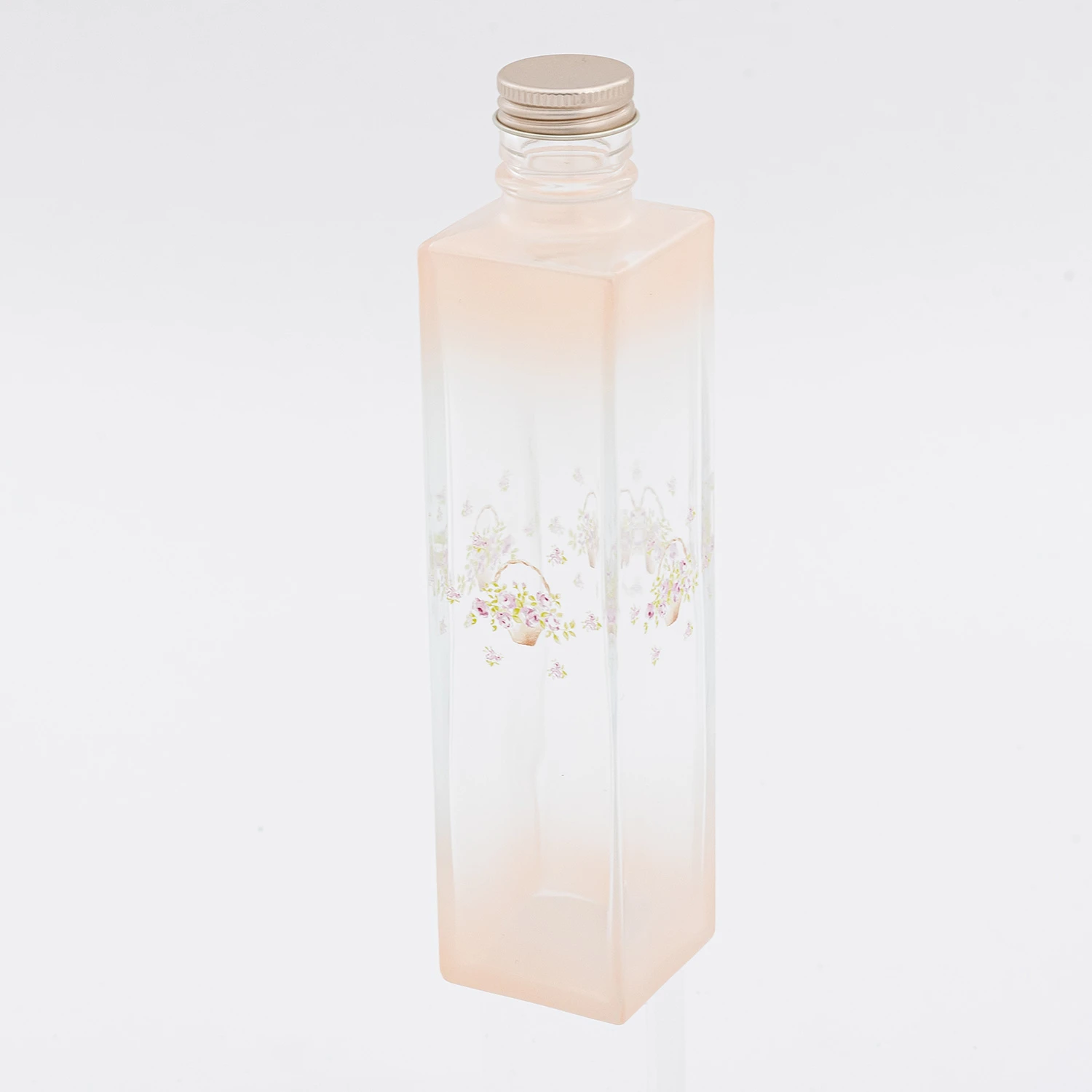 ローズバスケット スクエアガラスボトル326ml | ローズバスケット