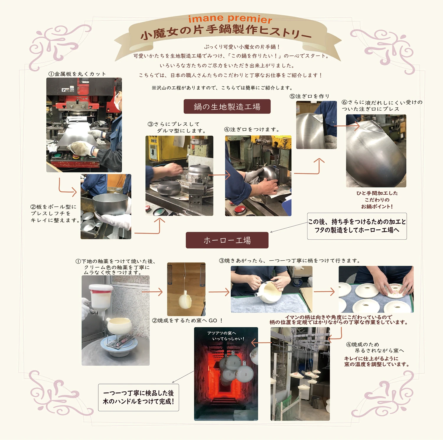 ダイアナローズ 小魔女の片手鍋 | ダイアナローズ | imane online shop