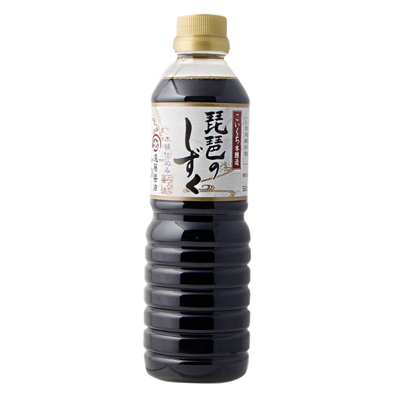 遠藤醤油 こいくち本醸造しょうゆ 琵琶のしずく 500ml | 食品,だし
