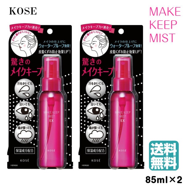 2個セット) コーセー メイク キープ ミスト EX＋ 80ml (送料無料