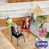 置物 ネコクマゾウイヌ4匹のオブジェ 高さ7cm｜おしゃれなインテリアの輸入雑貨イエ【公式通販】