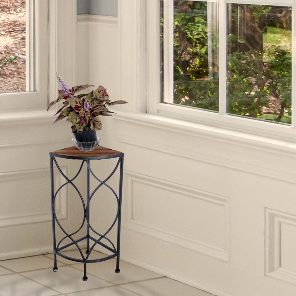 花台 コーナーフラワースタンド 高さ56cm｜おしゃれなインテリアの輸入