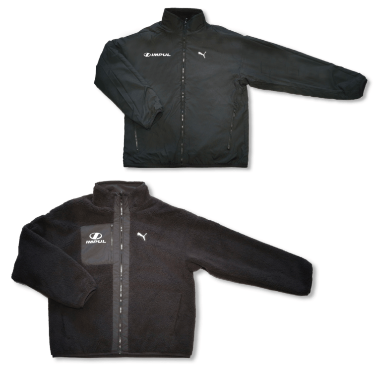 2025 IMPUL×PUMA リバーシブルシェルパー　BLACK