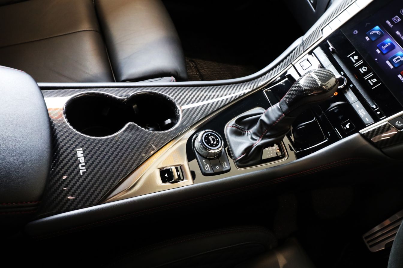 V37 スカイライン カーボンセンターコンソールパネル3点セット