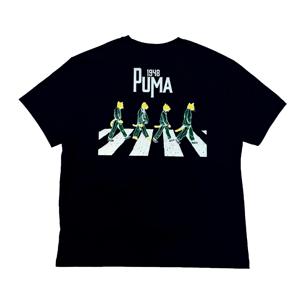2026 IMPUL×PUMA バックプリントTシャツ 黒