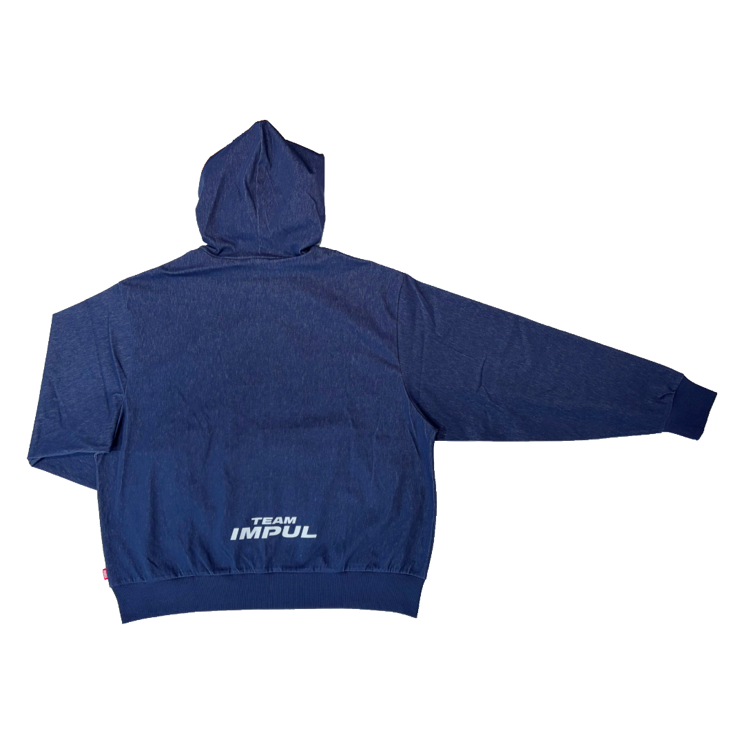 2026 IMPUL×PUMA NGKコラボ デニムライクフーディ/ネイビー