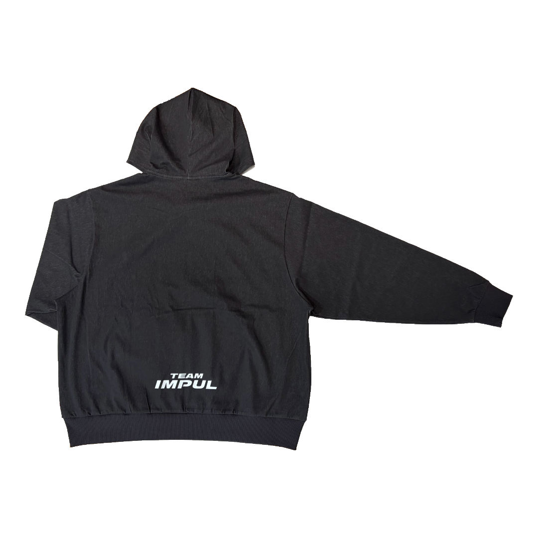 2026 IMPUL×PUMA NGKコラボ デニムライクフーディ/黒