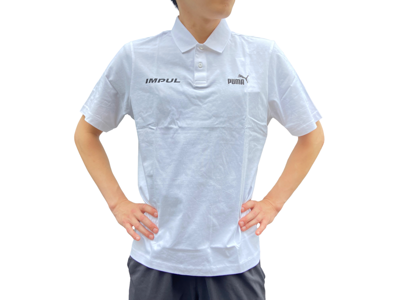 2025 IMPUL×PUMAジャージーポロシャツ（White） | IMPULグッズ | IMPUL