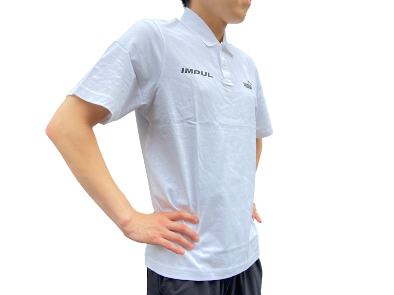 2025  IMPUL×PUMAジャージーポロシャツ（White）