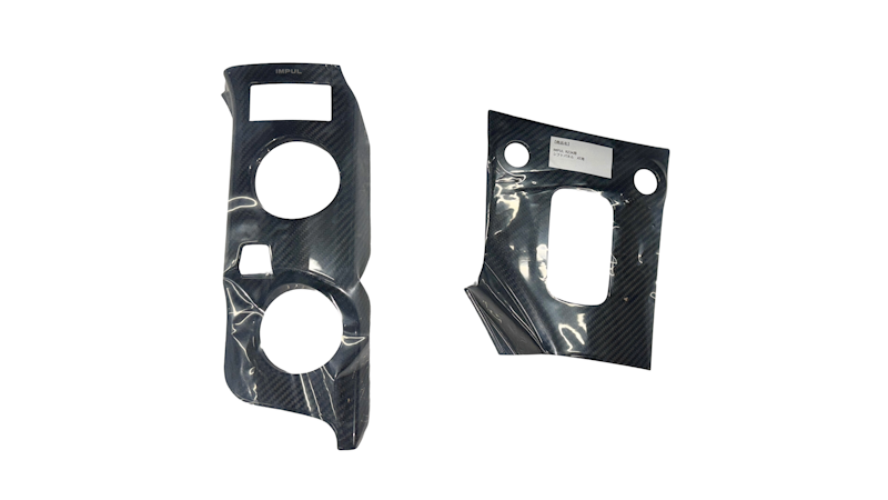 RZ34フェアレディZ　カーボンセンターコンソールパネル　2点セット AT用