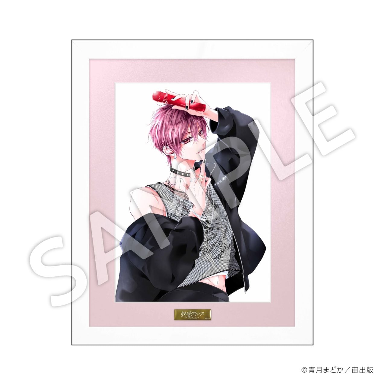 【Rose】　10周年記念・プレミアム額装アート　キャラファイングラフ Azusa Eternal Love Rose