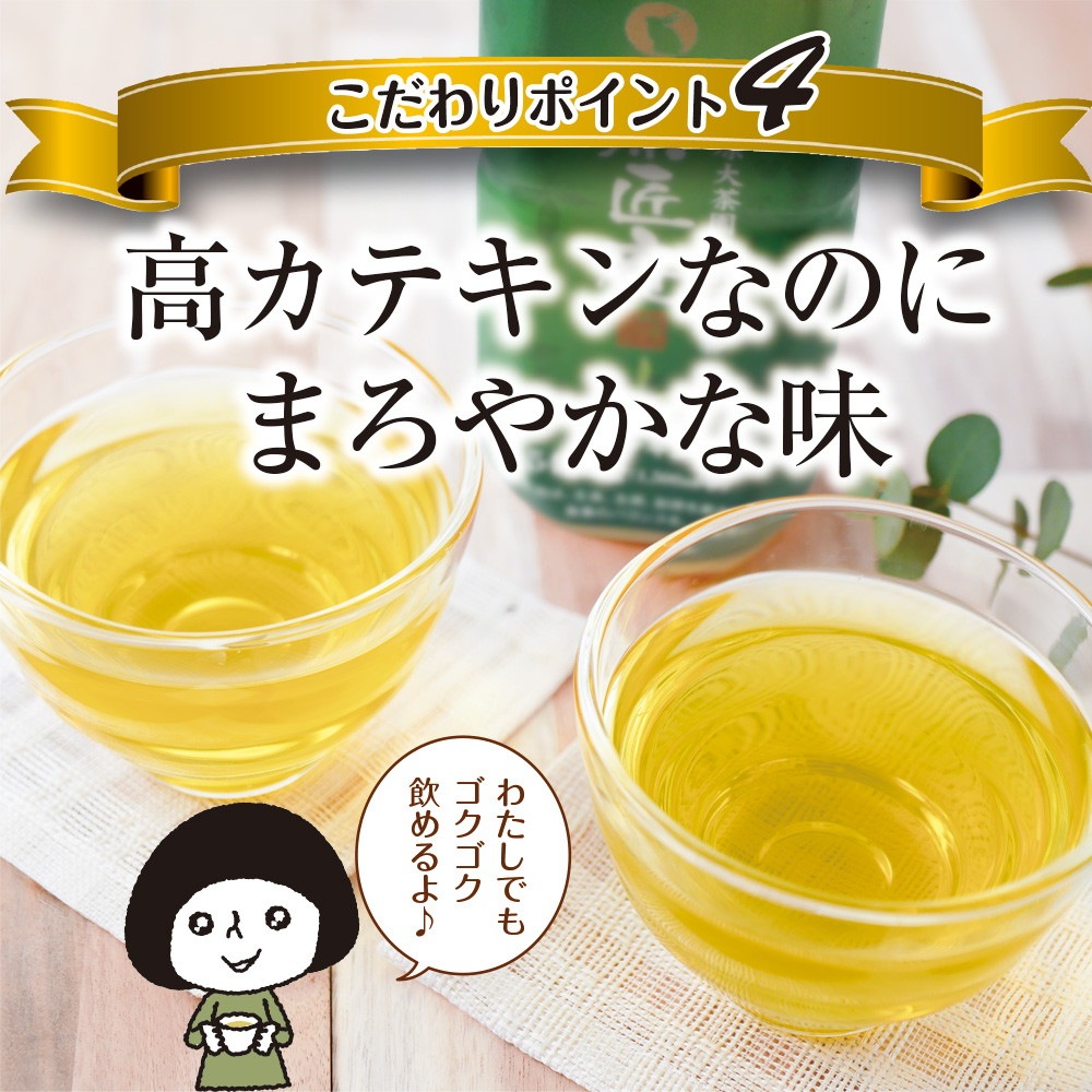 【機能性表示食品】 茶匠庵 緑茶ペットボトル 500ml×24本
