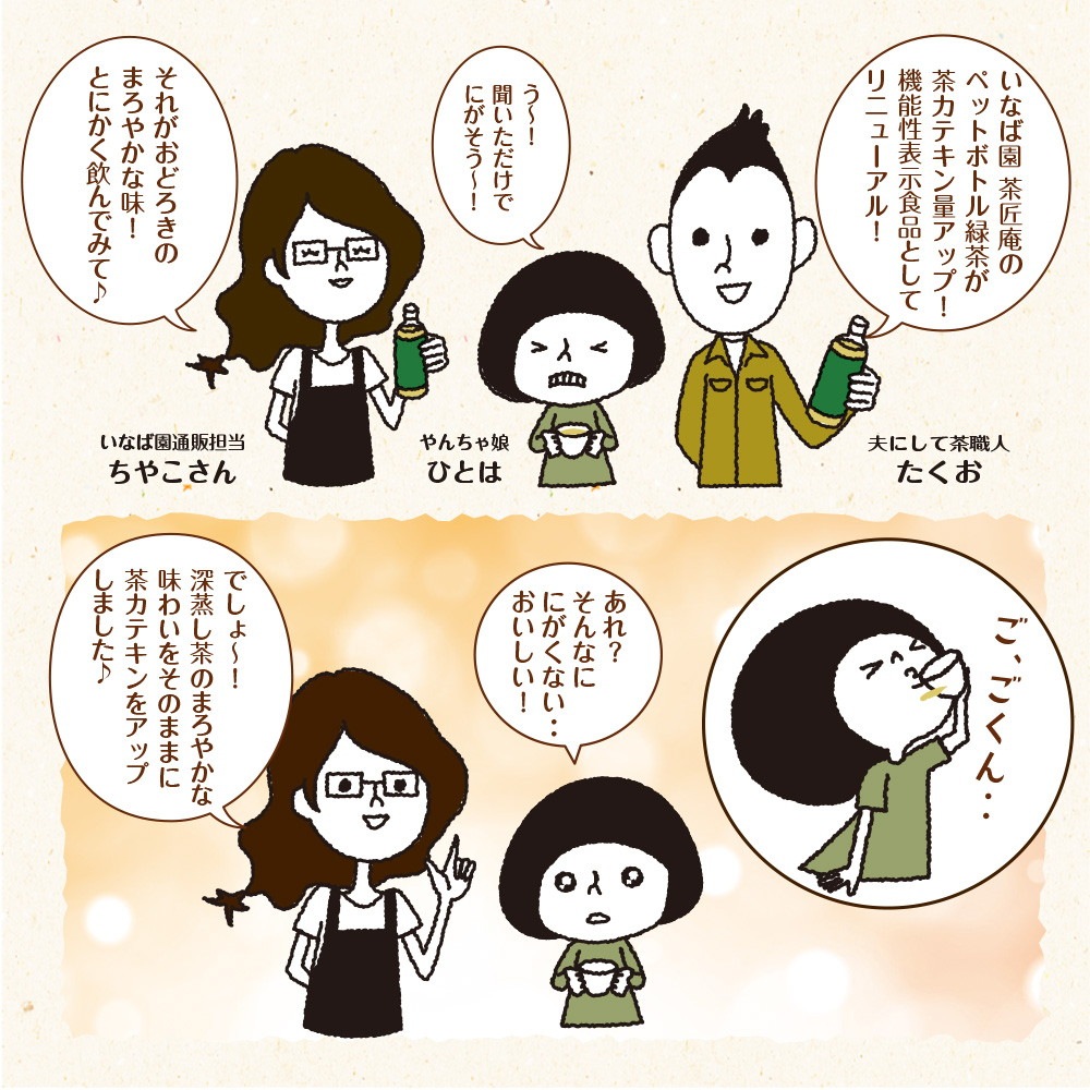 【機能性表示食品】 茶匠庵 緑茶ペットボトル 500ml×24本