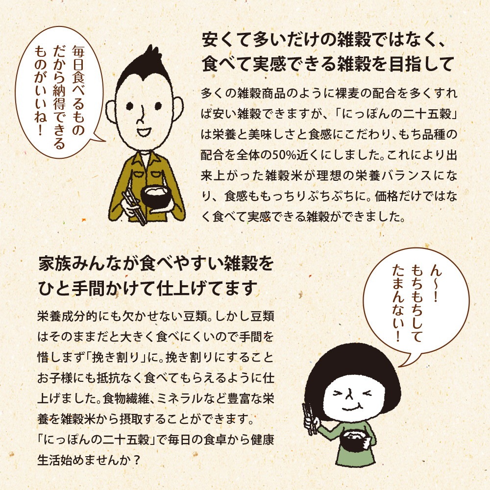 【2個セット】にっぽんの二十五穀 450g メール便