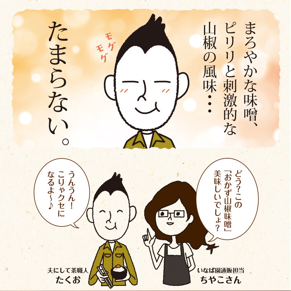 【3個セット】おかず山椒味噌 120g メール便