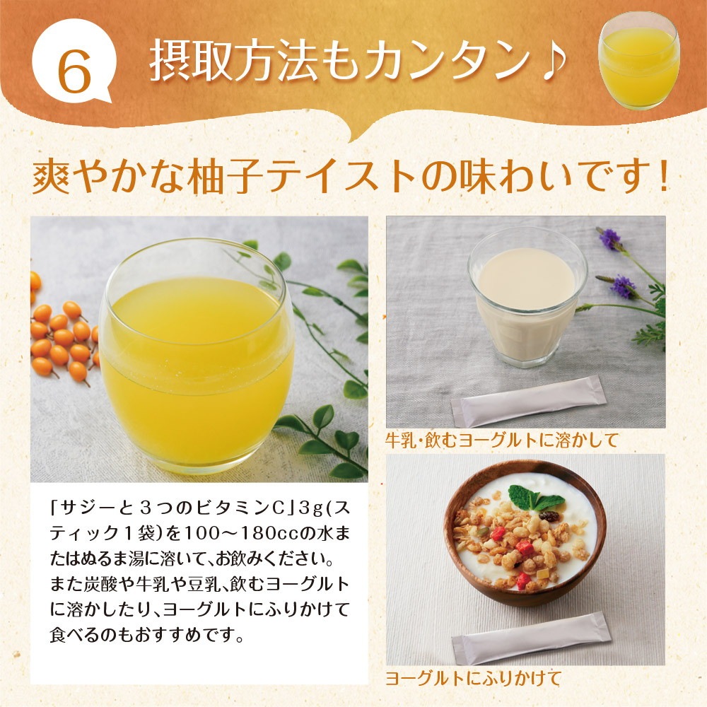 サジーと3つのビタミンC 30包入り メール便