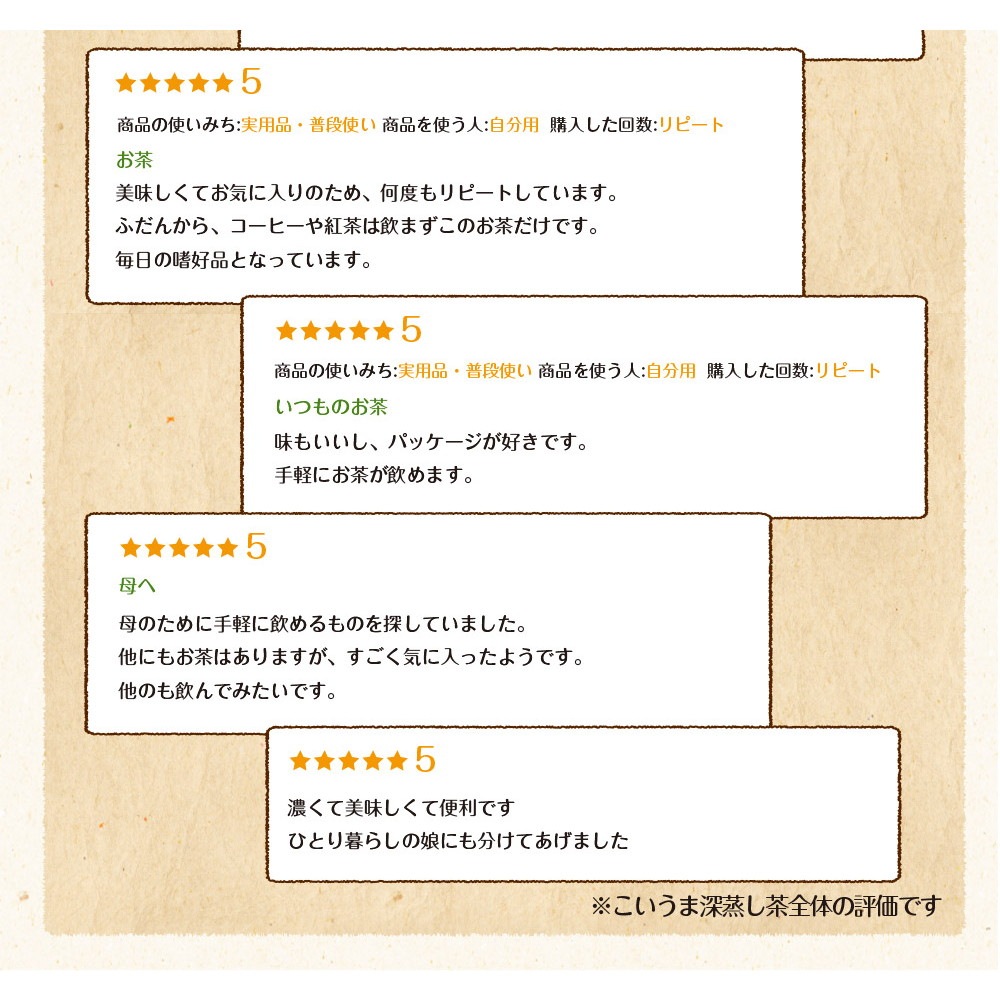 【単品】こいうま深蒸し茶 ペットボトル用 3g×20包 メール便