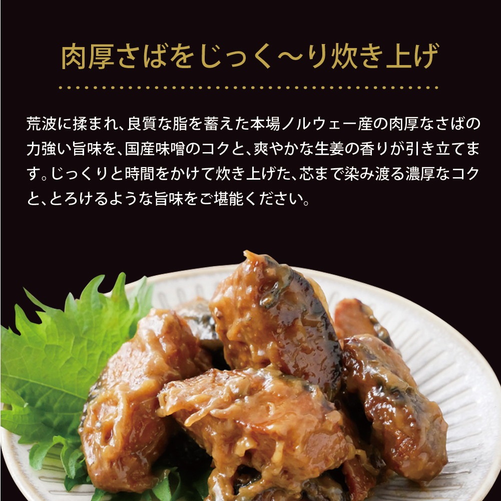 【4個セット】さば味噌煮 80g メール便