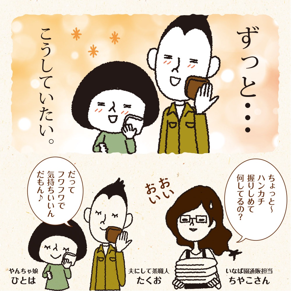 【単品】cacico 今治産 タオルハンカチ メール便