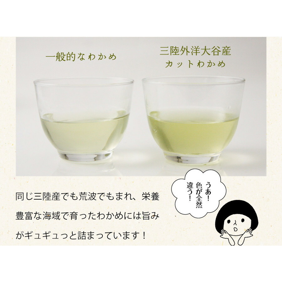 【単品】三陸外洋大谷産 カットわかめ 40g メール便