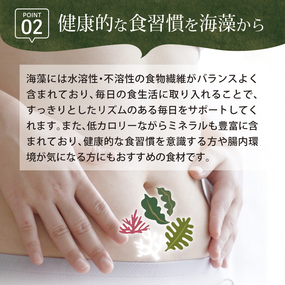 【2個セット】国産海藻サラダ 30g メール便