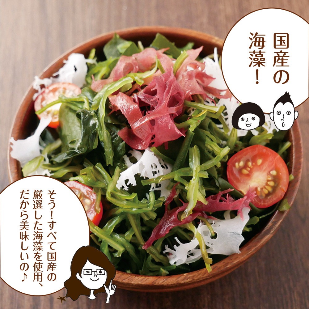 【2個セット】国産海藻サラダ 30g メール便