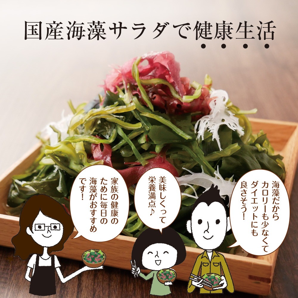 【単品】国産海藻サラダ 30g メール便