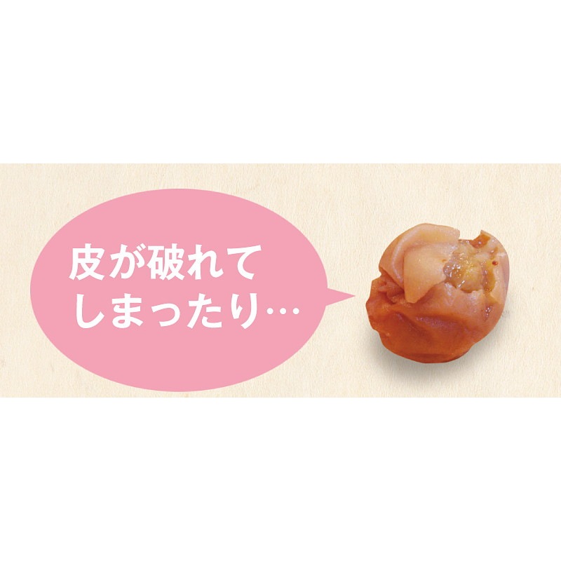 訳あり つぶれ梅<br>味梅 450g×2個セット<br>計900g 梅干し 訳あり<br>紀州南高梅