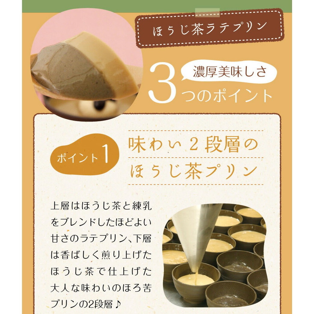 パティスリー茶匠庵 抹茶＆ほうじ茶プリンセット